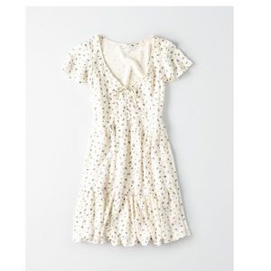 AE American Eagle Floral Tiered Babydoll Dress